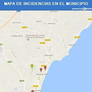 Mapa de Incidencias
